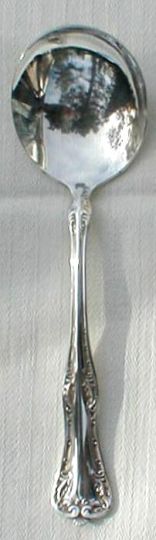 Queen EIizabeth Silverplated Gumbo Soup Spoon