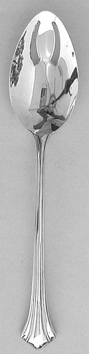 Parthenon Reed & Barton 1985-2006 Silverplated Table Serving Spoon Pierced