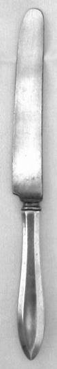 Patrician Silverplated Old French Hollow Handle Blunt Knife with Bolster