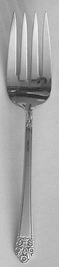 Precious Silverplated Cold Meat Fork