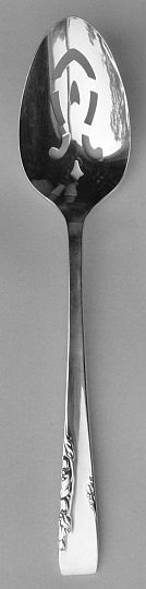 Proposal Silverplated Pierced Table Serving Spoon
