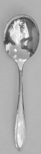 Reverie  Silverplated CreamSoup Spoon, Round