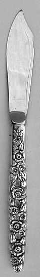 Silver Valentine Silverplated Master Butter Knife