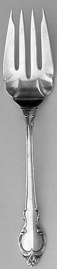 Silver Fashion Silverplated Cold Meat Fork
