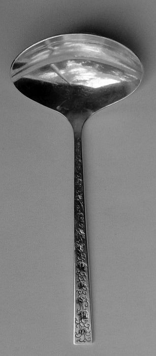 SILVER LACE 1968 DINNER FORK BY 1847 ROGERS BROS 
