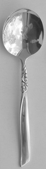South Seas Silverplated Cream Soup Spoon, Round