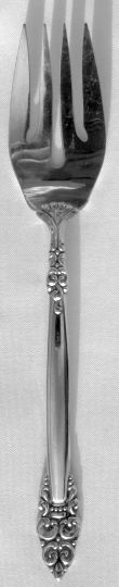 Spanish Crown Silverplated Cold Meat Fork