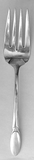Sylvia 1934 Silverplated Cold Meat Fork