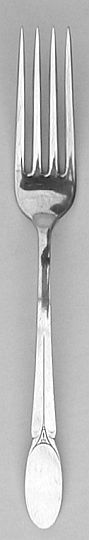 Sylvia 1934 Silverplated Dinner Fork