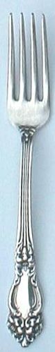 Tiger Lily Silverplated Dinner Fork One