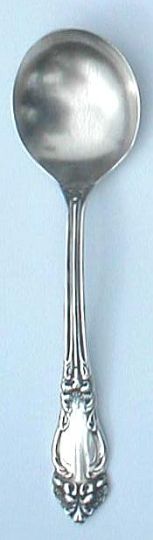 Tiger Lily Silverplated Gumbo Soup Spoon