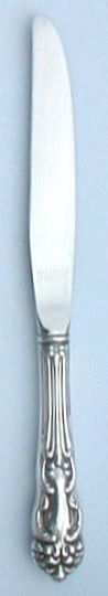 Tiger Lily Silverplated Modern Hollow Handle Dinner Knife
