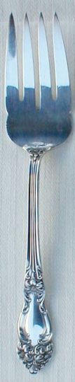 Tiger Lily Silverplated Medium Cold Meat Fork