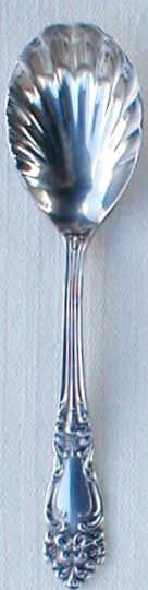 Tiger Lily Silverplated Sugar Shell Spoon