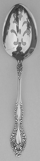 Victorian Classic 1973-1984 Silverplated Pierced Table Serving Spoon