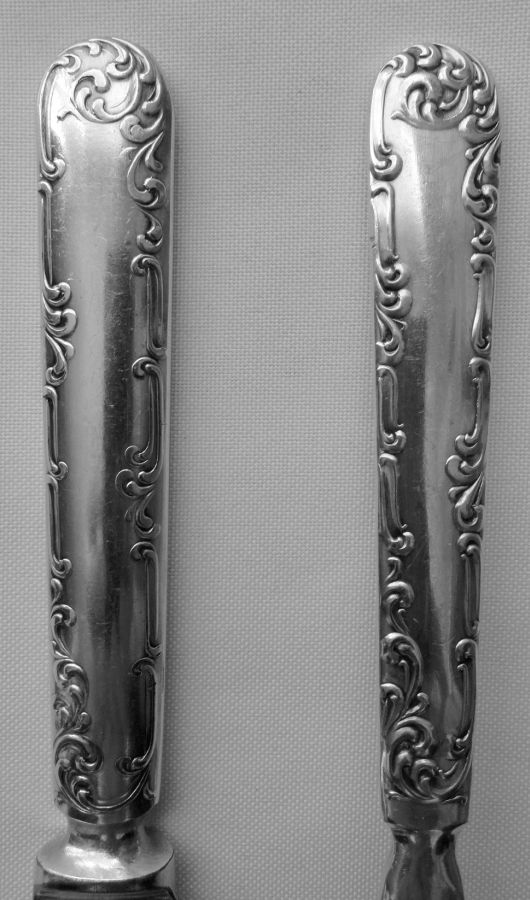 Victoria II Silverplated Flatware Pattern Detail