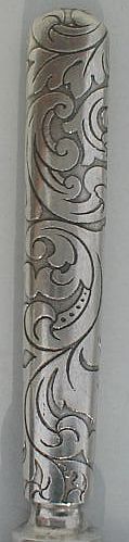 1847 Rogers Bros. Arabesque 1887 Silverplated Flatware Pattern Detail