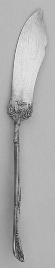 Vintage Silverplated Master Butter Knife Twist Handle